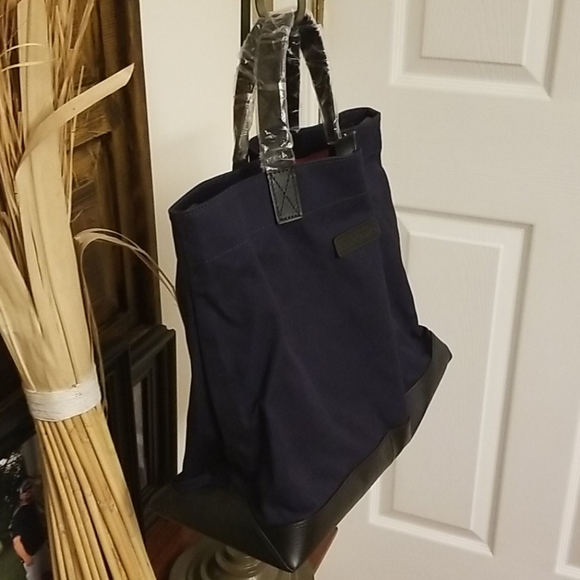 BAEKGAARD navy tote bag NWT - Picture 3 of 10